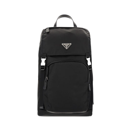 Black Nylon Backpack