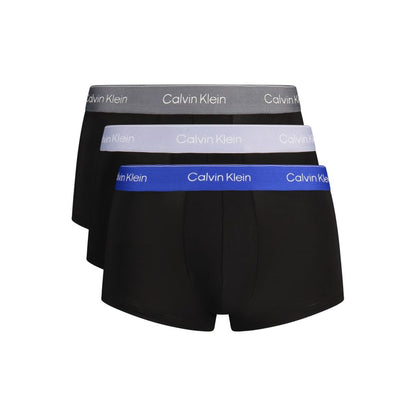 Black Cotton Men's Boxer Short