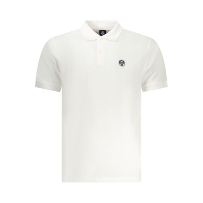 White Cotton Men's Polo Shirt