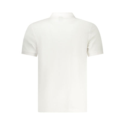 White Cotton Men's Polo Shirt