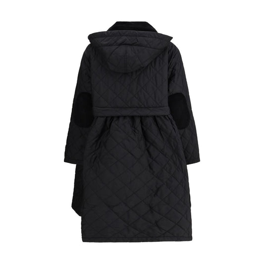 Black Polyester Coat