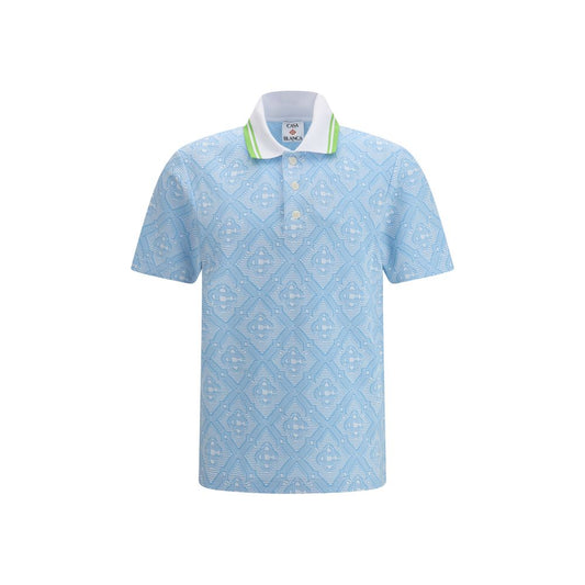 Light Blue Cotton Polo Shirt