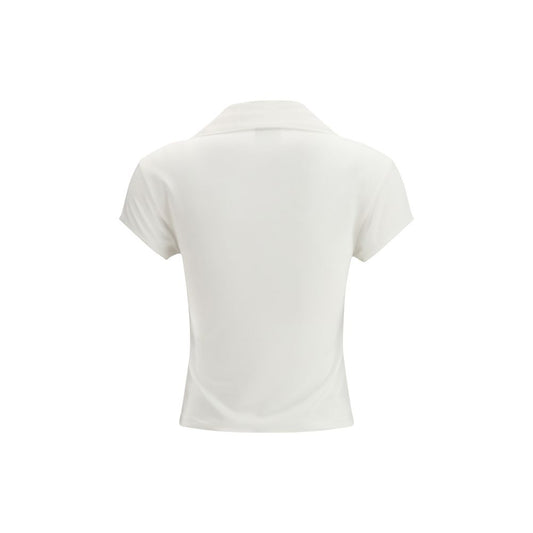 White Cotton Polo Shirt