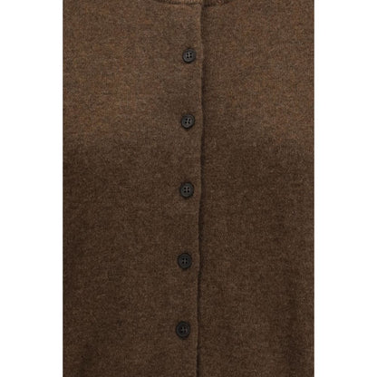 Brown Cashmere Cardigan