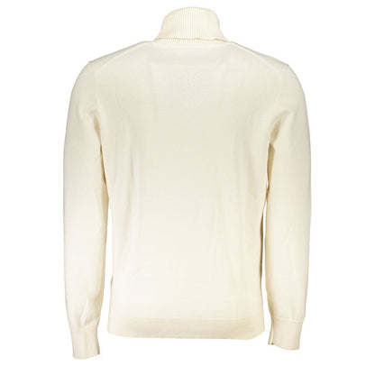 White Cotton Turtleneck