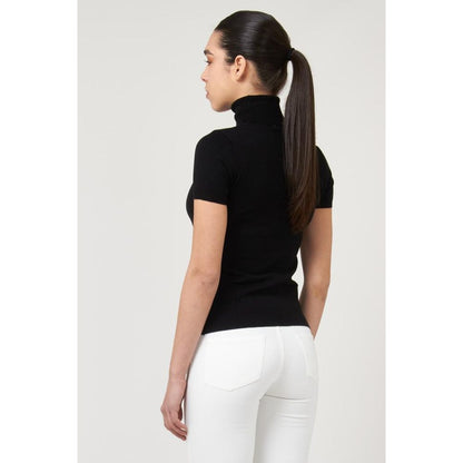 Black Viscose Turtleneck
