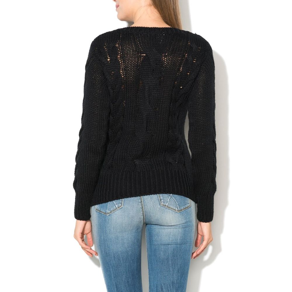 Black Wool Sweatshirt