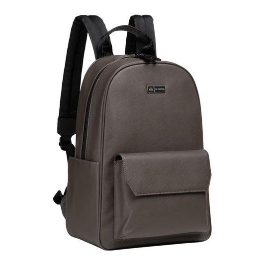 Gray Polyethylene Backpack