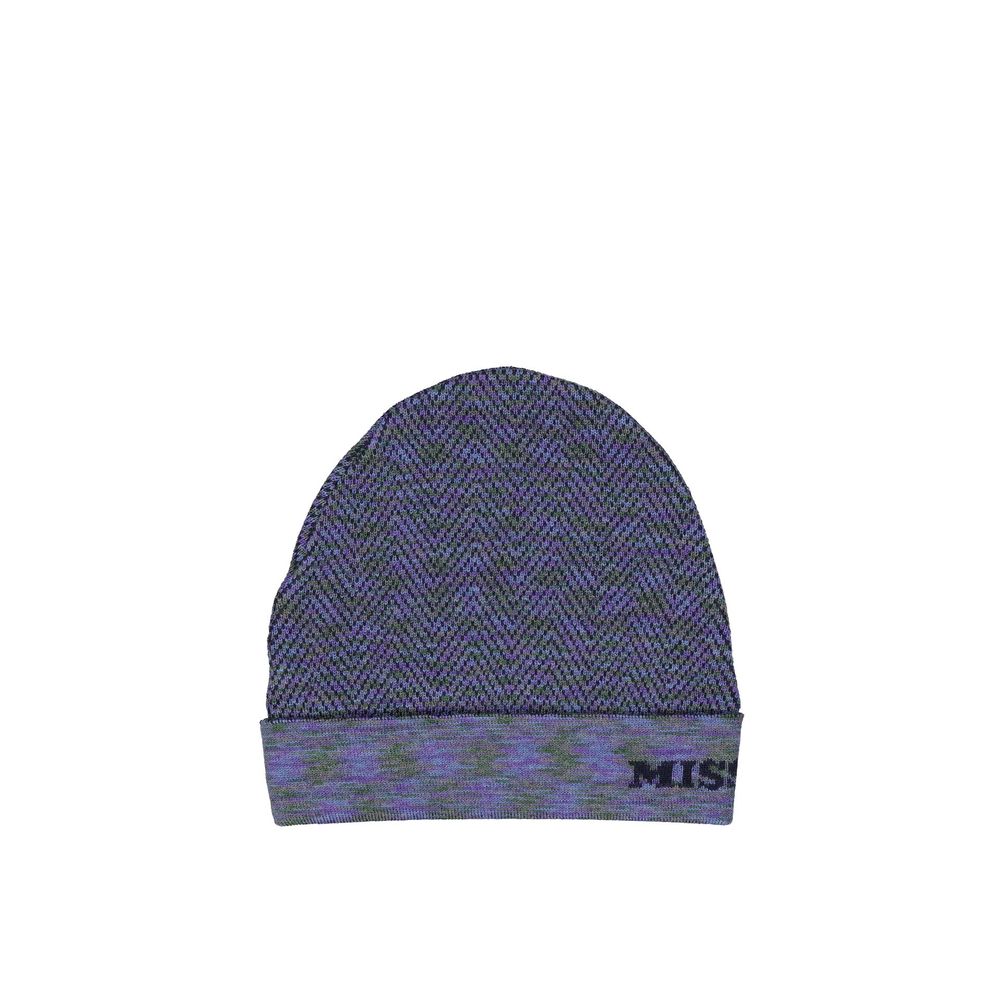 Purple Wool Beanie