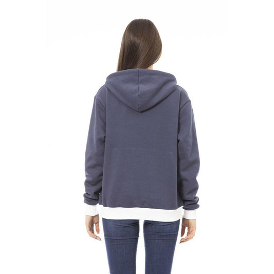 Navy Blue Cotton Sweatshirt