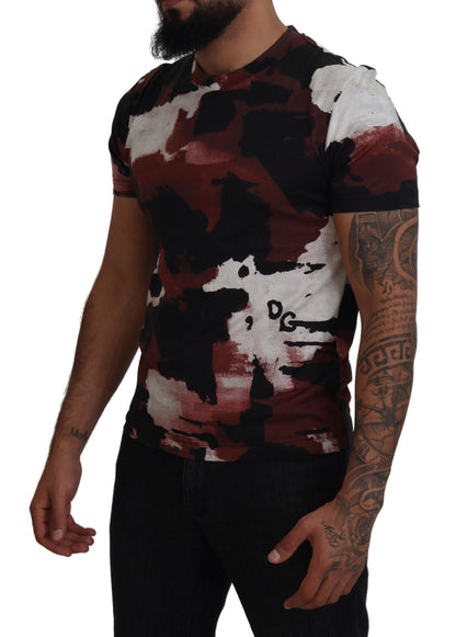 Multicolor Tie Dye Cotton Crew Neck T-shirt
