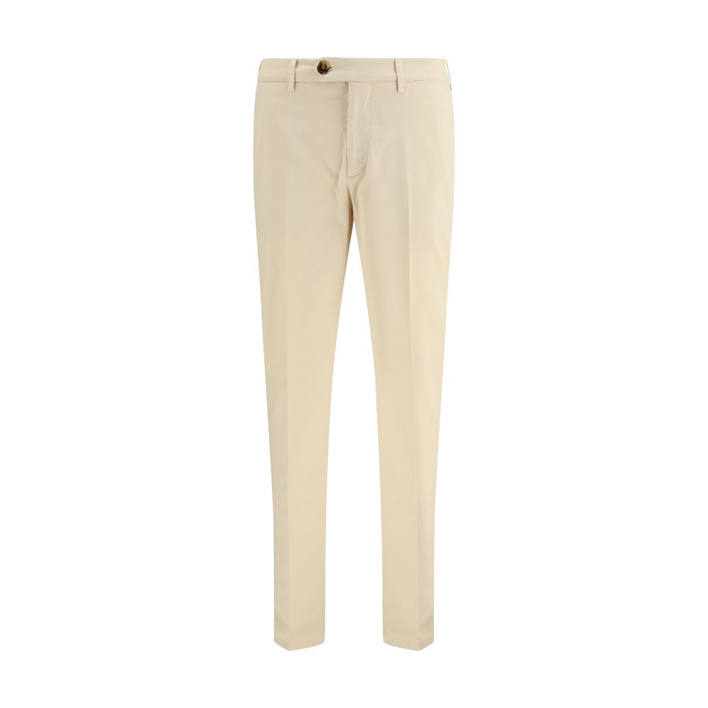 Beige Cotton Pants