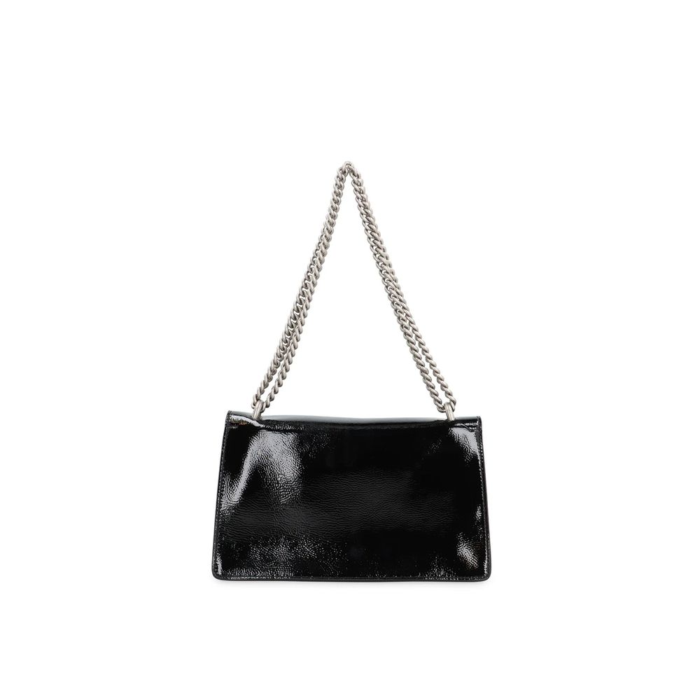 Black Calfskin Crossbody Bag