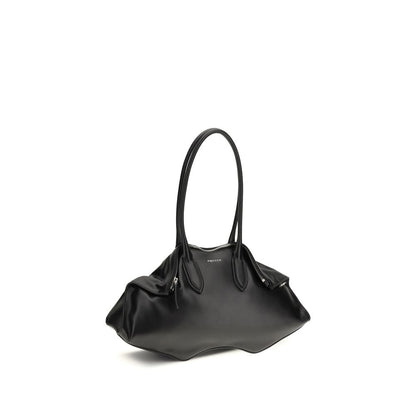 Black Calf Leather Bos Taurus Shoulder Bag