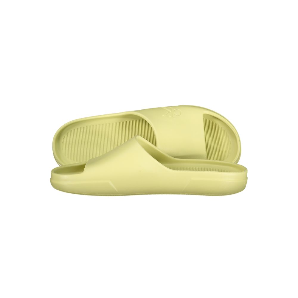 Yellow Polyurethane Men Slipper