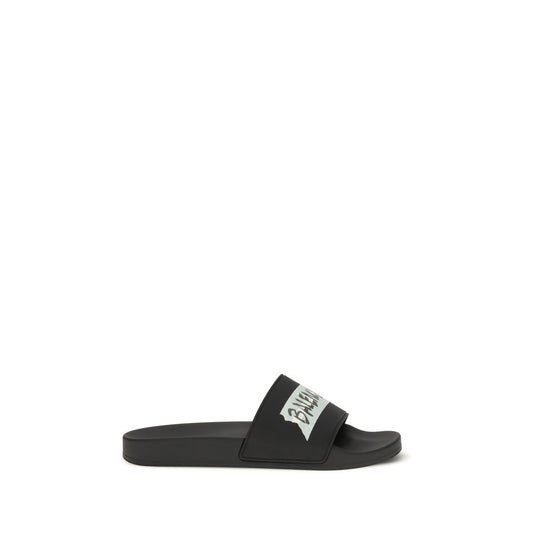 Black Rubber Sandals