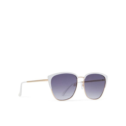 White Polycarbonate Sunglasses