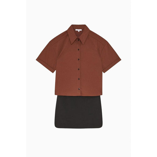 Bicolor Polyester Shortsleeve Shirt