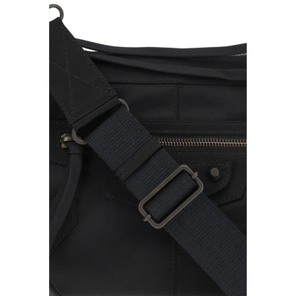 Black Polyamide Shoulder Bag