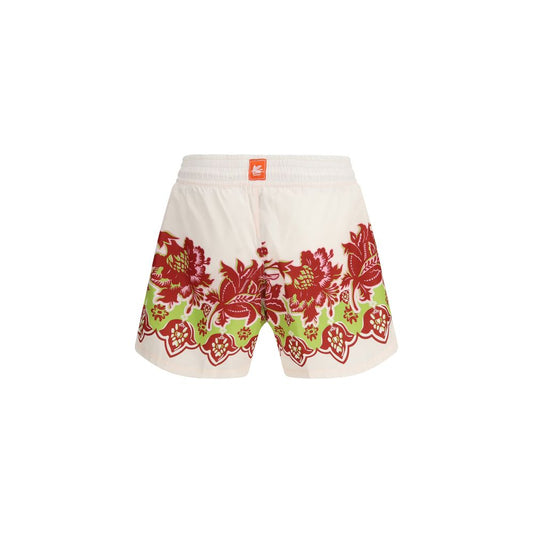 Multicolor Polyester Shorts