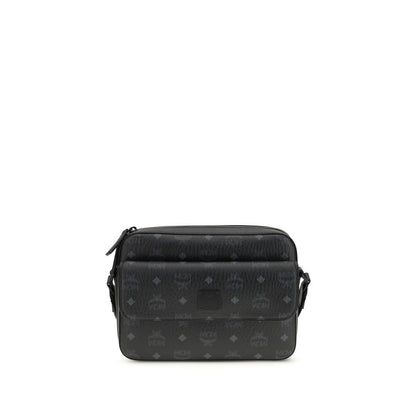 Black Fabric Shoulder Bag