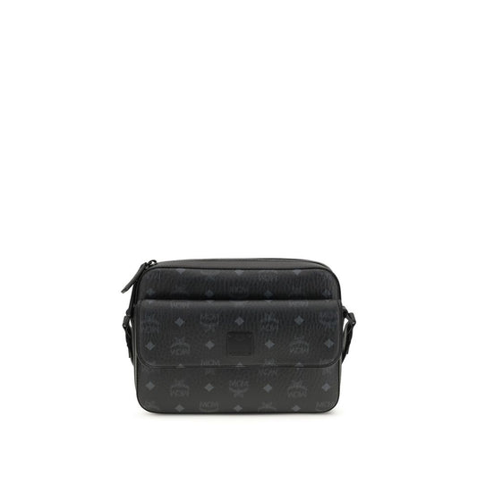Black Fabric Shoulder Bag