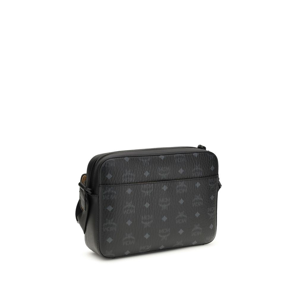 Black Fabric Shoulder Bag