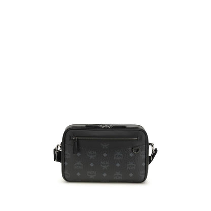 Black Fabric Shoulder Bag