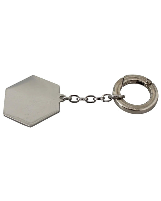 Blue Metal Keychain