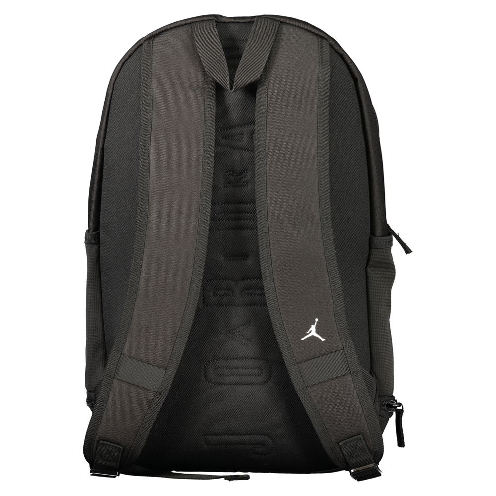 Black Polyester Men's Backpack