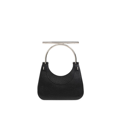 Black Lamb Leather Shoulder Bag