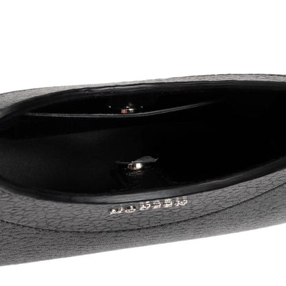 Black Lamb Leather Shoulder Bag