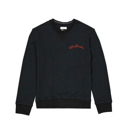 Black Cotton Sweatshirt
