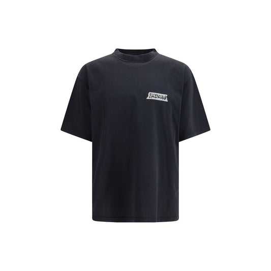 Black Cotton T-Shirt