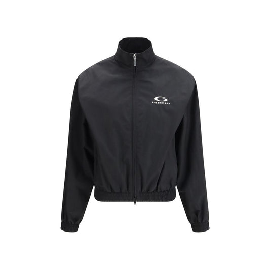 Black Cotton Shell Jacket