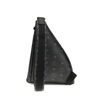 Black Fabric Shoulder Bag