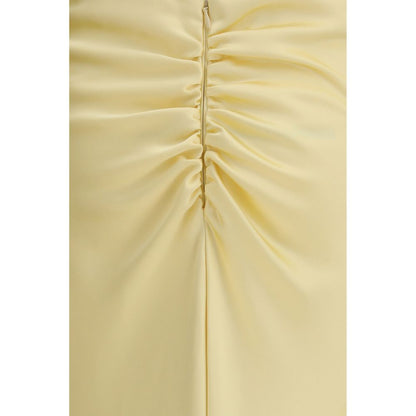 Bicolor Polyester Long Dress