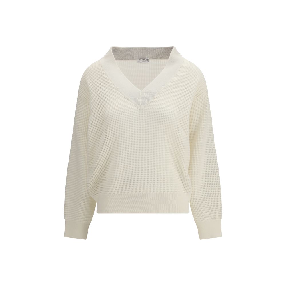 Beige Cashmere Sweater