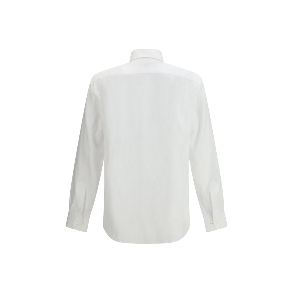White Linen Dress Shirt