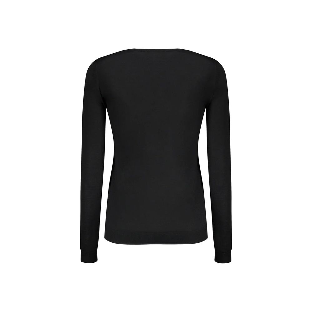 Black Virgin Wool Sweatshirt