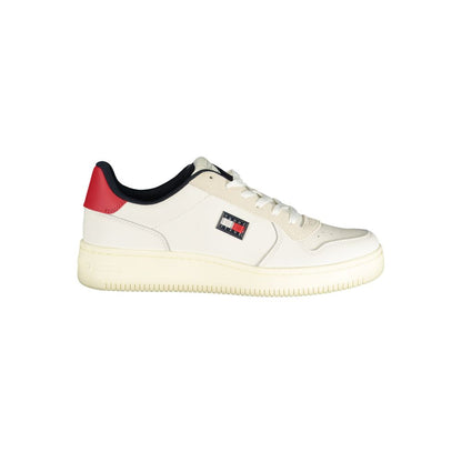 Bianco Polyurethane Men Sneaker