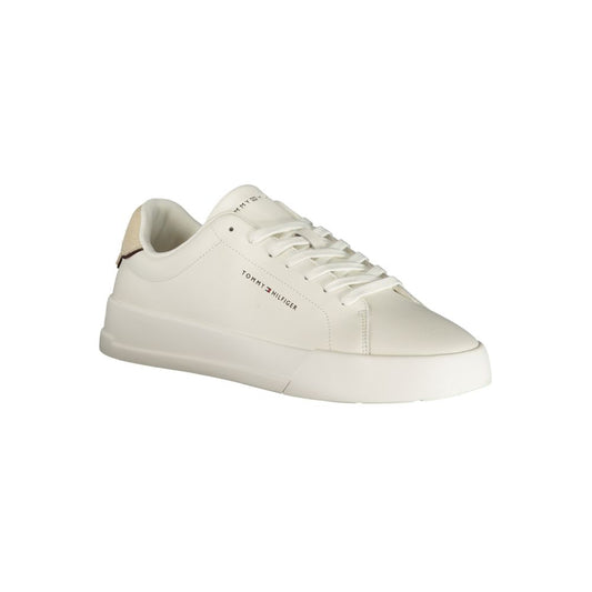 Bianco Polyurethane Men Sneaker