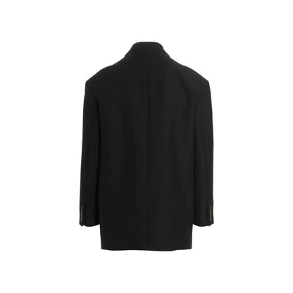 Black Silk Blazer