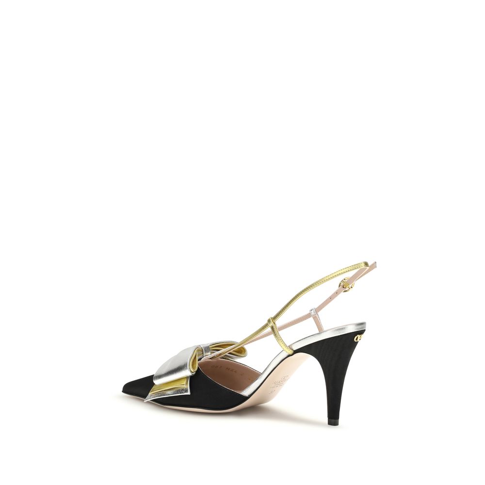 Multicolor Calf Leather Bos Taurus Pumps