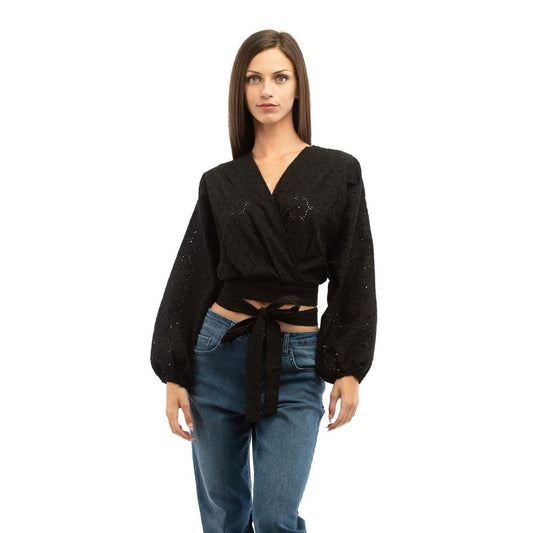 Black Cotton Blouse