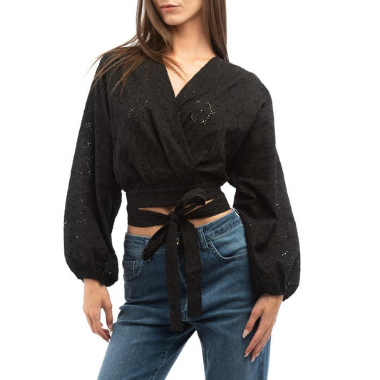 Black Cotton Blouse