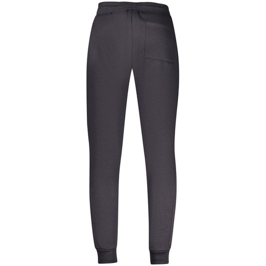 Blue Cotton Men's Track Pant