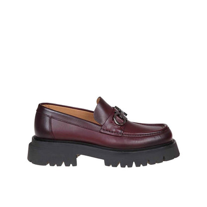 Multicolor Calfskin Slip-On Loafers