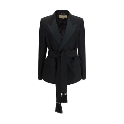 Black Fleece Wool Blazer