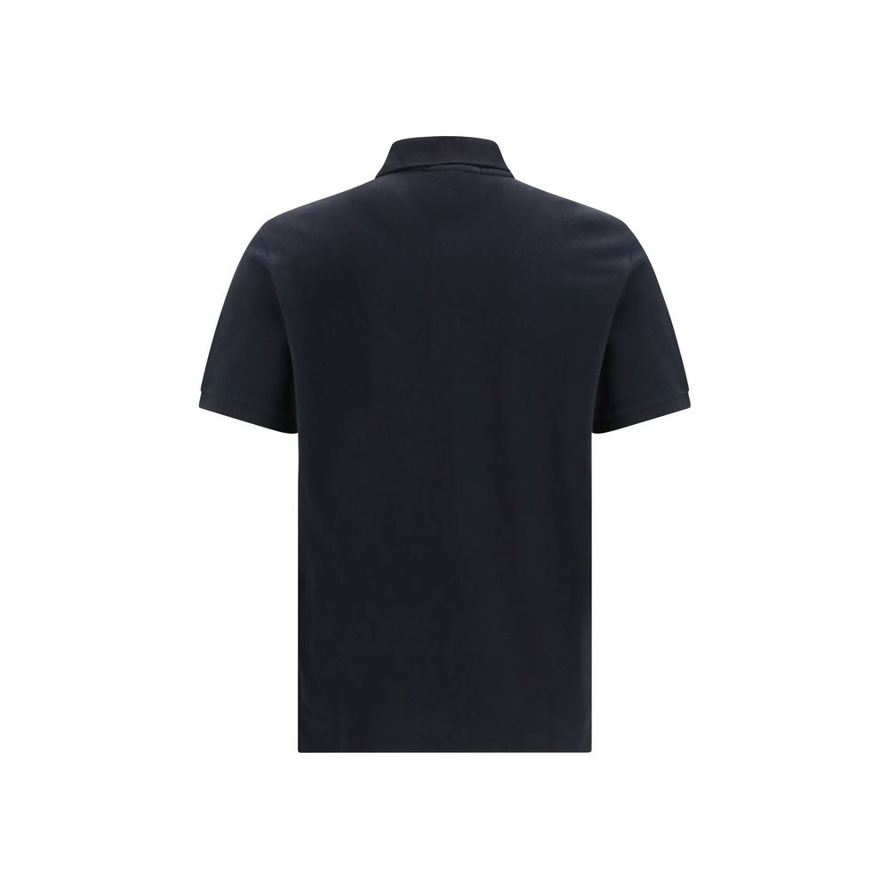 Black Cotton Polo Shirt